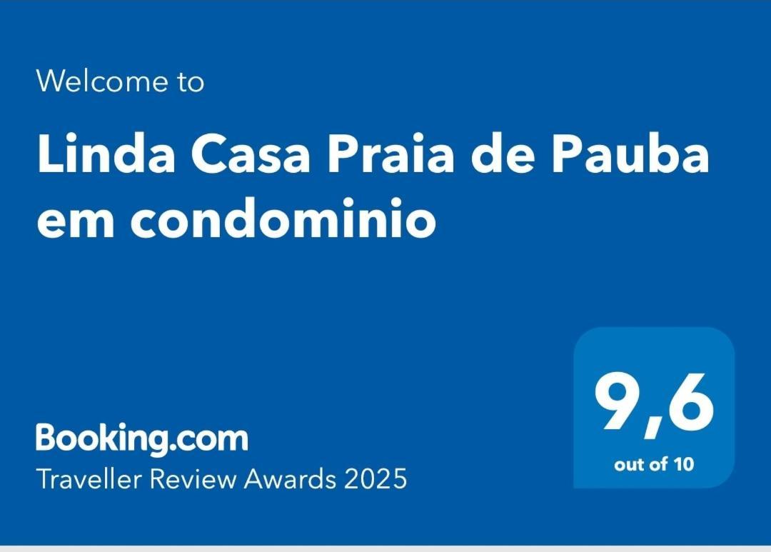 Linda Casa Praia De Pauba Em Condominio Sao Sebastiao  Exterior foto